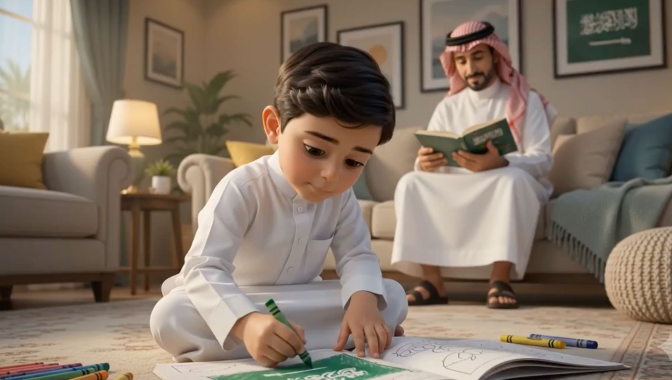 العلم السعودي